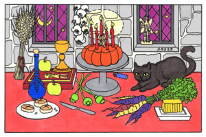 Soul Cakes Halloween Cards